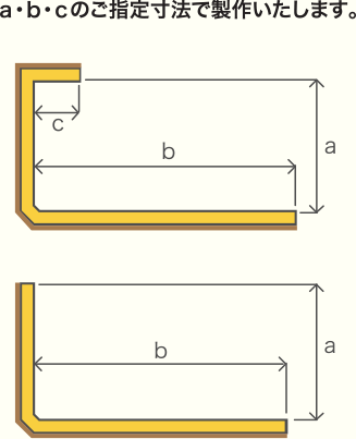 製作寸法で注文